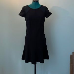 Ann Taylor fitted black dress